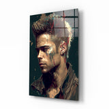 Fight Club - Tyler Durden Glass Wall Art || Designer's Collection