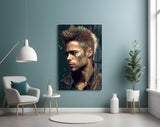 Fight Club - Tyler Durden Glass Wall Art || Designer's Collection