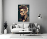 Fight Club - Tyler Durden Glass Wall Art || Designer's Collection