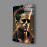 Fight Club - Tyler Durden Glass Wall Art || Designer's Collection