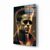 Fight Club - Tyler Durden Glass Wall Art || Designer's Collection