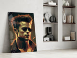 Fight Club - Tyler Durden Glass Wall Art || Designer's Collection