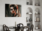 Fight Club - Tyler Durden Glass Wall Art || Designer's Collection