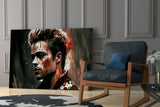 Fight Club - Tyler Durden Glass Wall Art || Designer's Collection