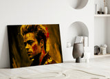 Fight Club - Tyler Durden Glass Wall Art || Designer's Collection