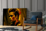 Fight Club - Tyler Durden Glass Wall Art || Designer's Collection