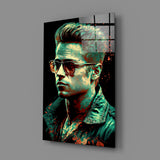 Fight Club - Tyler Durden Glass Wall Art || Designer's Collection