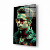 Fight Club - Tyler Durden Glass Wall Art || Designer's Collection