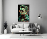 Fight Club - Tyler Durden Glass Wall Art || Designer's Collection