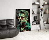 Fight Club - Tyler Durden Glass Wall Art || Designer's Collection