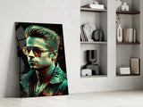 Fight Club - Tyler Durden Glass Wall Art || Designer's Collection