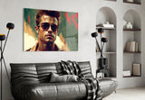 Fight Club - Tyler Durden Glass Wall Art || Designer's Collection