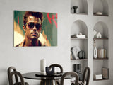 Fight Club - Tyler Durden Glass Wall Art || Designer's Collection