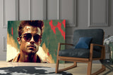 Fight Club - Tyler Durden Glass Wall Art || Designer's Collection