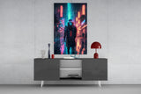 Cyberpunk Glass Wall Art || Designer's Collection