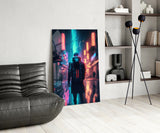 Cyberpunk Glass Wall Art || Designer's Collection