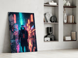 Cyberpunk Glass Wall Art || Designer's Collection