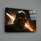 Darth Vader Glass Wall Art || Designer's Collection