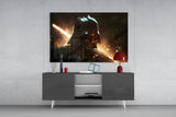 Darth Vader Glass Wall Art || Designer's Collection