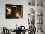 Darth Vader Glass Wall Art || Designer's Collection