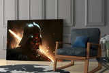 Darth Vader Glass Wall Art || Designer's Collection