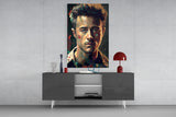 Fight Club - Narrator Glass Wall Art || Designer's Collection