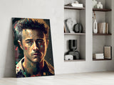 Fight Club - Narrator Glass Wall Art || Designer's Collection