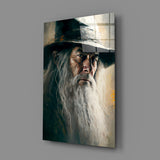 Gandalf Glass Wall Art || Designer's Collection