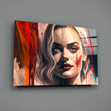 Harley Quinn Glass Wall Art || Designer's Collection