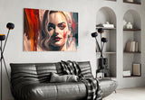 Harley Quinn Glass Wall Art || Designer's Collection