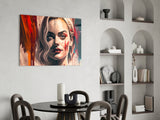 Harley Quinn Glass Wall Art || Designer's Collection