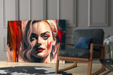 Harley Quinn Glass Wall Art || Designer's Collection