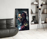 Iron Man Glass Wall Art || Designer's Collection