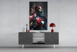 Iron Man Glass Wall Art || Designer's Collection