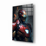 Arte della parete di vetro Iron Man || Collezione di designer