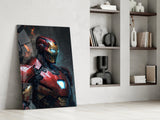 Iron Man Glass Wall Art || Designer's Collection