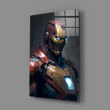 Iron Man Glass Wall Art || Designer's Collection