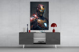 Iron Man Glass Wall Art || Designer's Collection