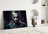 Joker Glass Wall Art || Designer's Collection