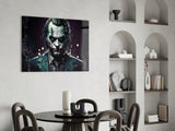 Joker Glass Wall Art || Designer's Collection