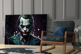 Joker Glass Wall Art || Designer's Collection