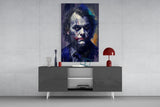 Joker Glass Wall Art || Designer's Collection