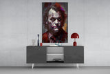 Joker Glass Wall Art || Designer's Collection