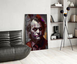 Joker Glass Wall Art || Designer's Collection