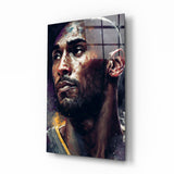 Kobe Bryant Glass Wall Art || Designer's Collection