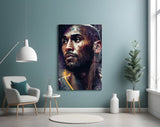 Kobe Bryant Glass Wall Art || Designer's Collection