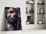 Kobe Bryant Glass Wall Art || Designer's Collection