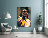 Kobe Bryant Glass Wall Art || Designer's Collection