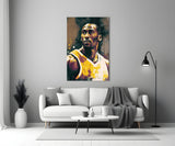 Kobe Bryant Glass Wall Art || Designer's Collection