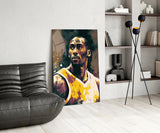 Kobe Bryant Glass Wall Art || Designer's Collection